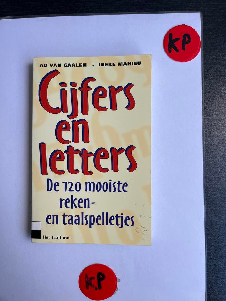 Cijfers en Letters: 120 Reken- en Taalspelletjes, Ophalen of Verzenden, Alpha, Zo goed als nieuw, Overige niveaus