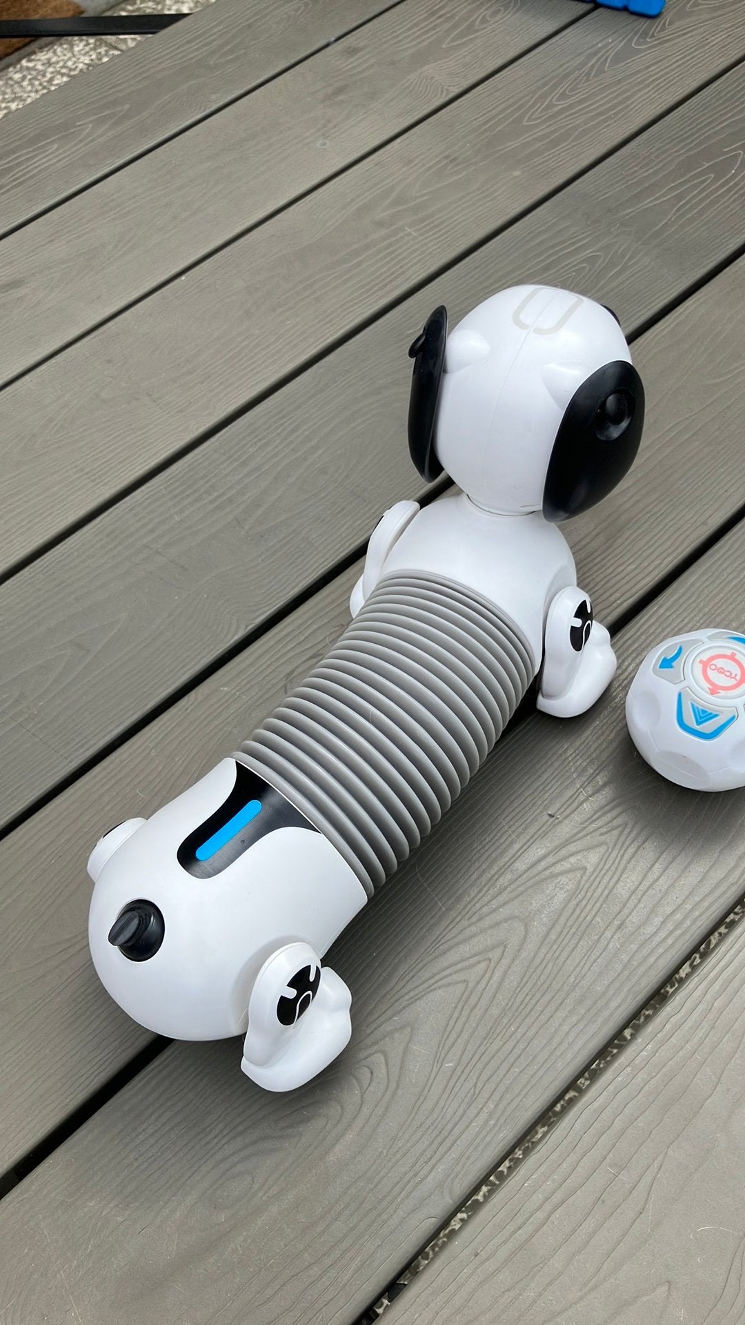 Robot hond, Ophalen, Zo goed als nieuw