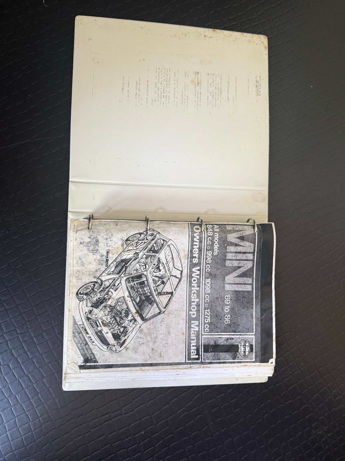 Mini Owners Workshop Manual (1969-1986), Ophalen