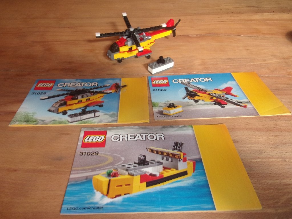 Lego Creator 31029-1 Cargo Heli uit 2015, Gebruikt, Lego, Inclusief instructies, Ophalen of Verzenden