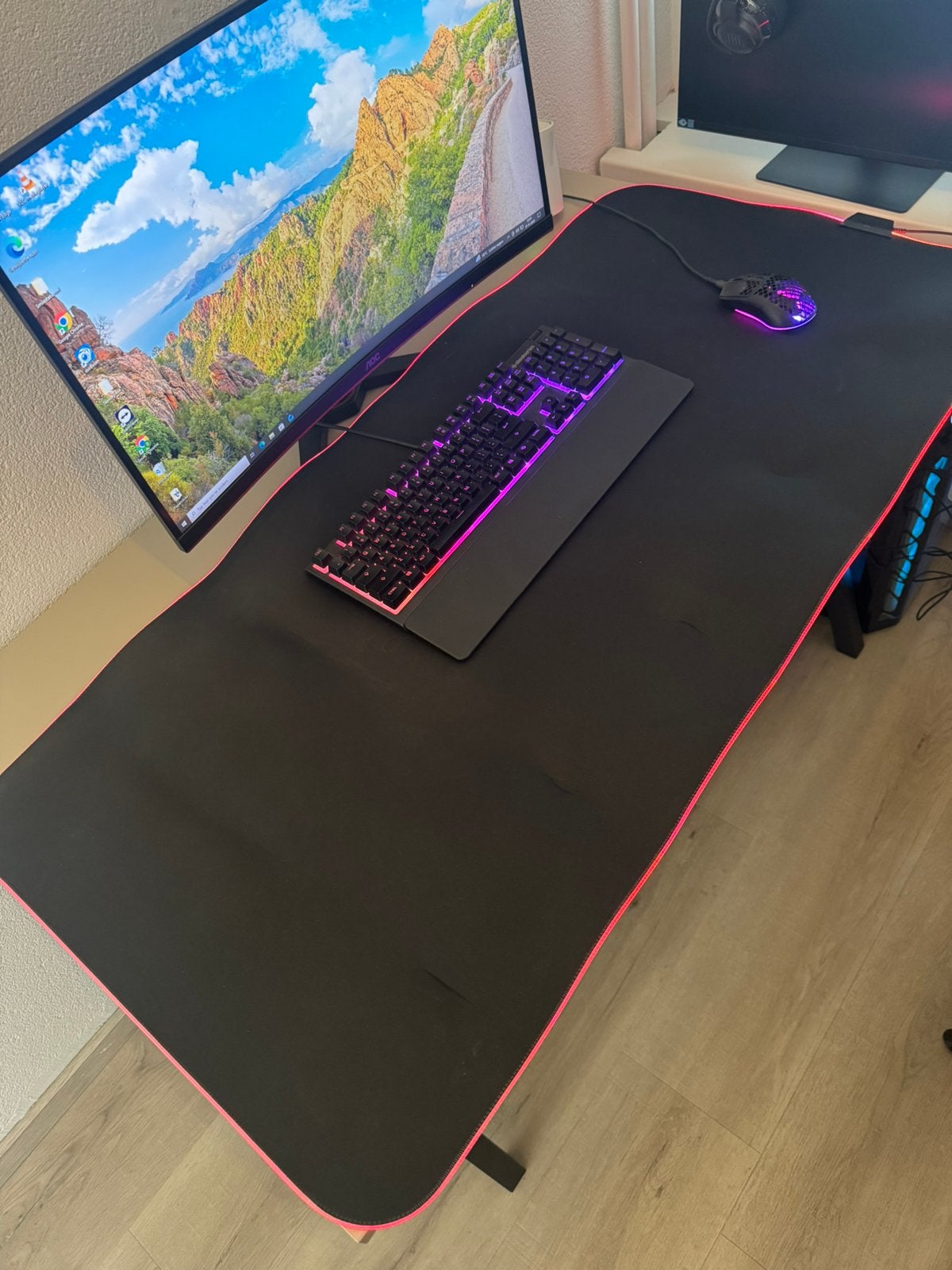 Steelseries QcK Prism Cloth 3XL, Computers en Software, Ophalen of Verzenden, Gaming muismat, Zo goed als nieuw