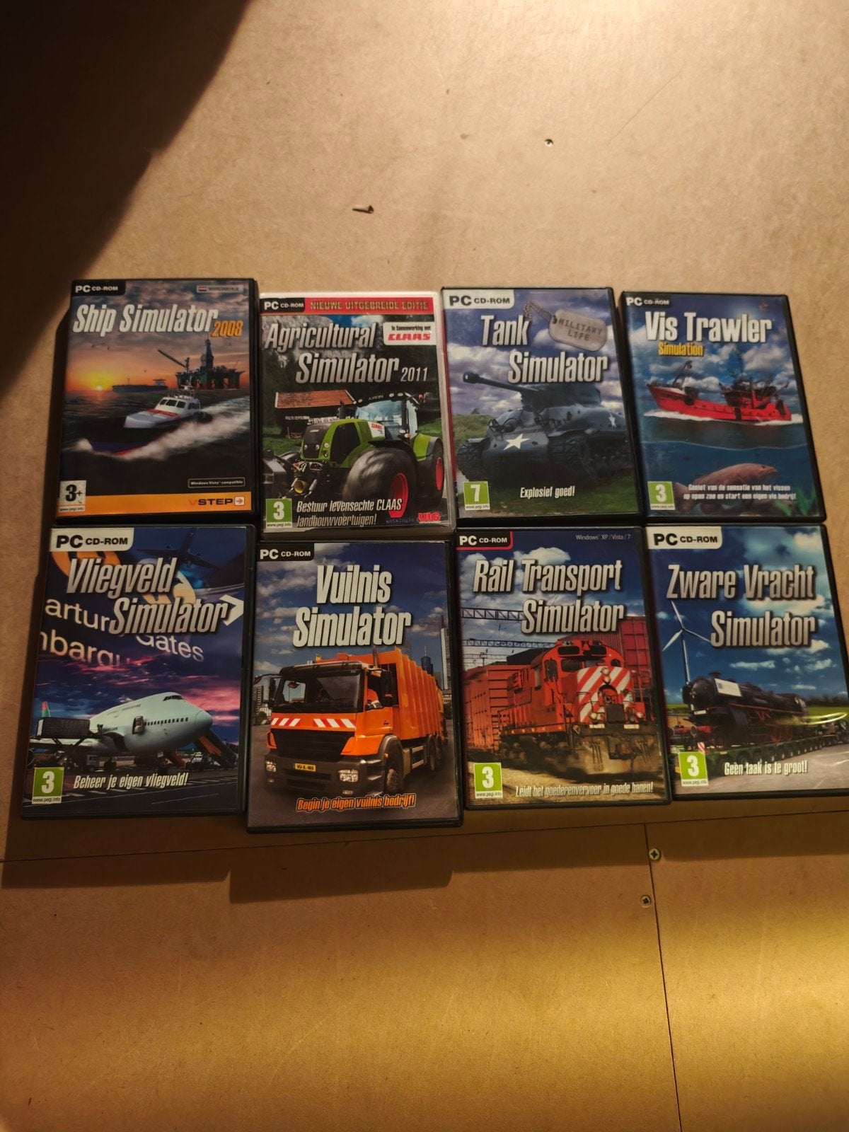 8 PC Simulator Spellen Bundel - Leuk voor de Kleintjes!, Ophalen of Verzenden, Gebruikt, Simulatie, Vanaf 3 jaar