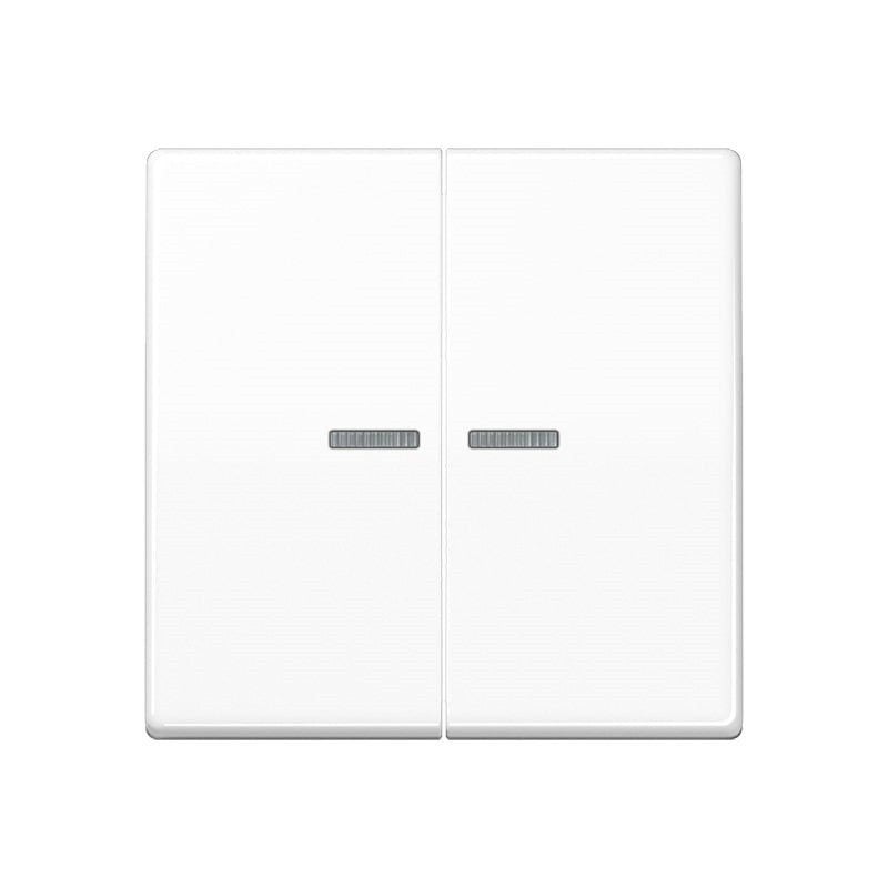 HOME tastknop 2-voudig AS alpin wit, Verzenden, Nieuw