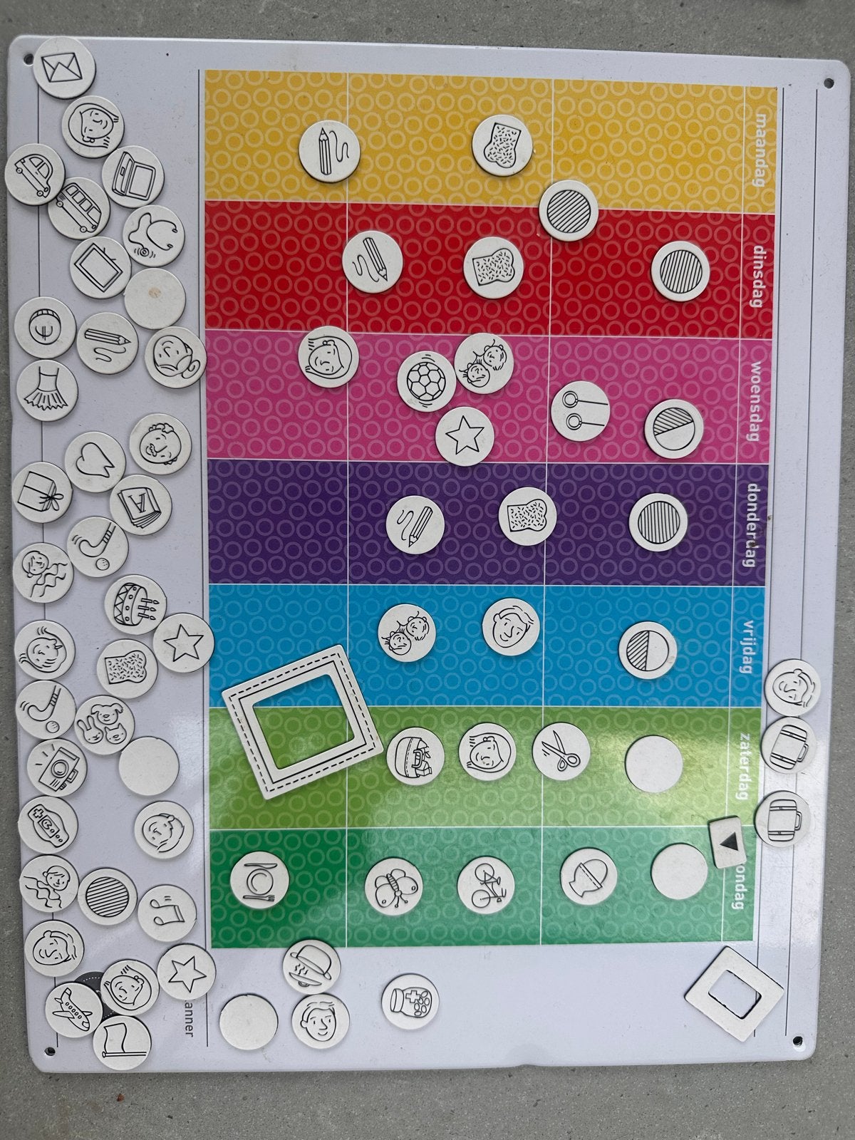 Gezinnig weekplanner magneten, Diversen, Ophalen of Verzenden