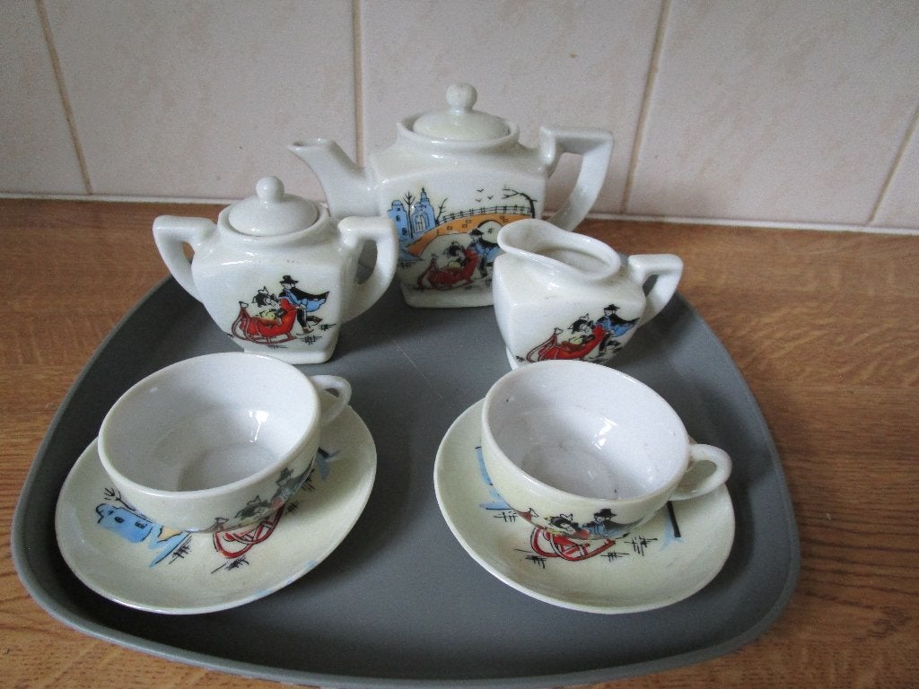 kinderservies / poppenservies, Ophalen of Verzenden
