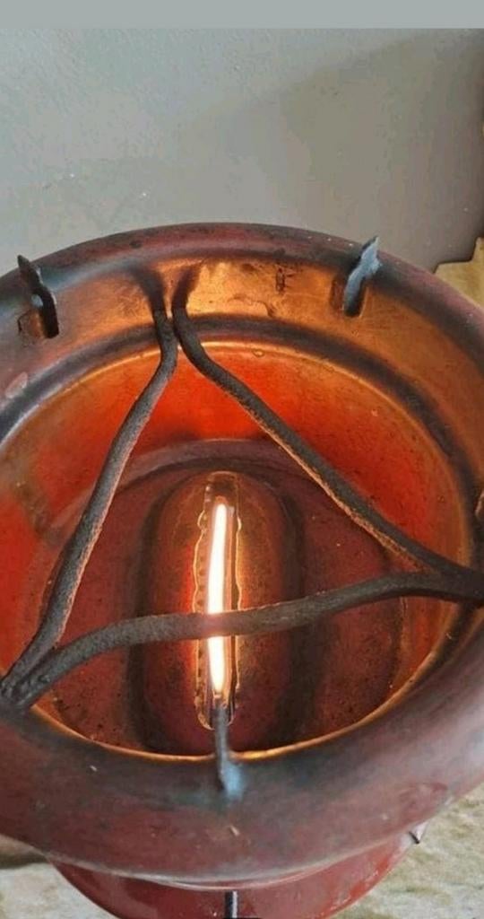 Petroleumstel, Antiek en Kunst, Antiek | Emaille, Ophalen of Verzenden