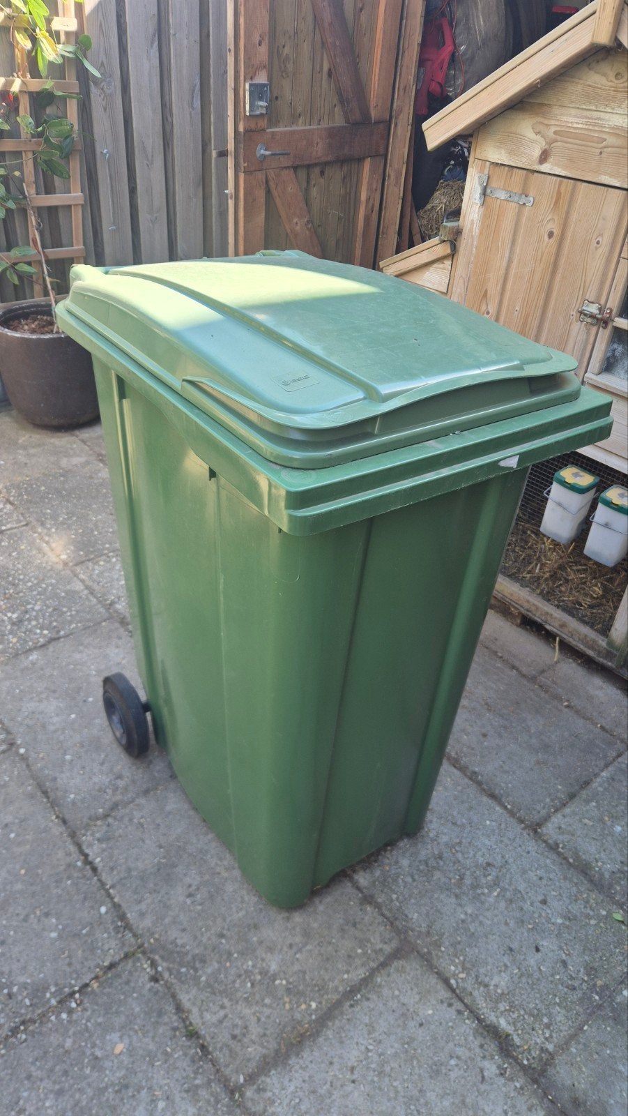 Groene afvalbak kliko - Ideaal voor GFT of restafval, Tuin en Terras, Bergingen en Tuinkasten, Ophalen of Verzenden, Gebruikt