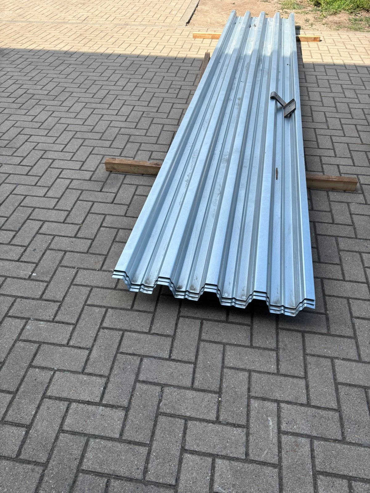 Stalen Dakplaten, Zo goed als nieuw, 15 m² of meer, Metaal, Ophalen