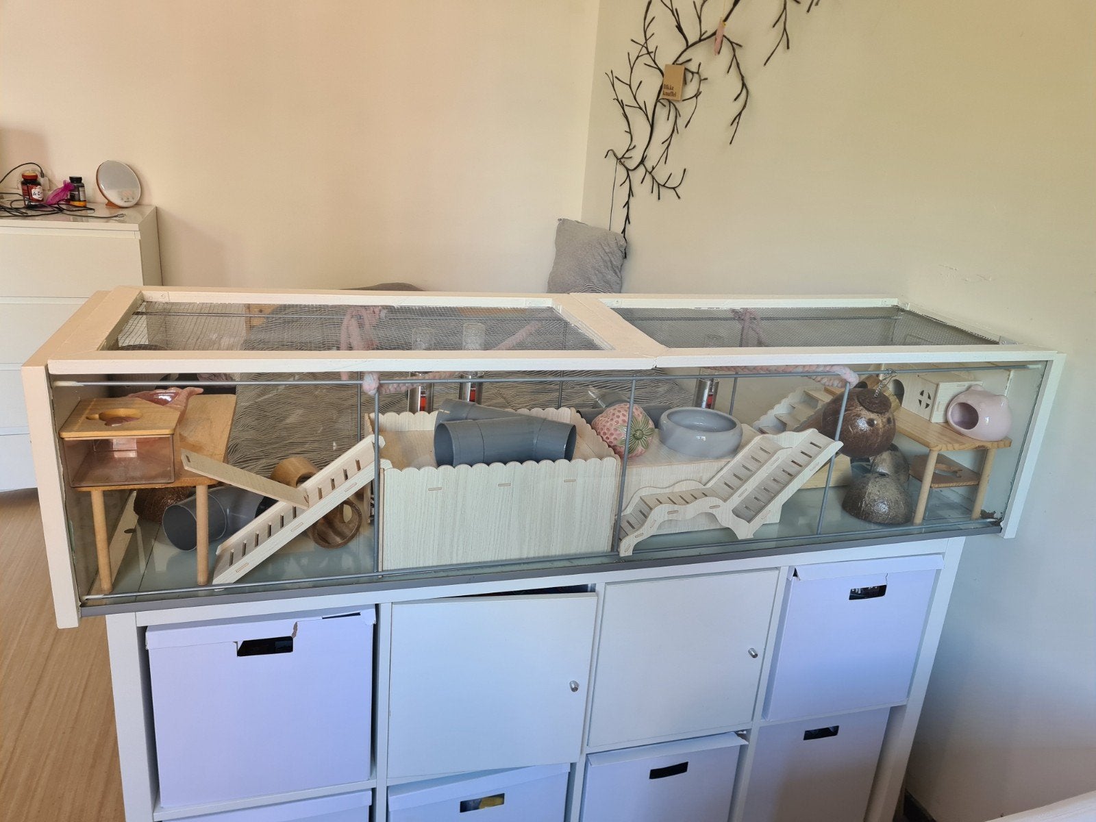 ikea detolf knaagdier hok kooi, Dieren en Toebehoren, Kooi, Muis, Ophalen, Minder dan 60 cm