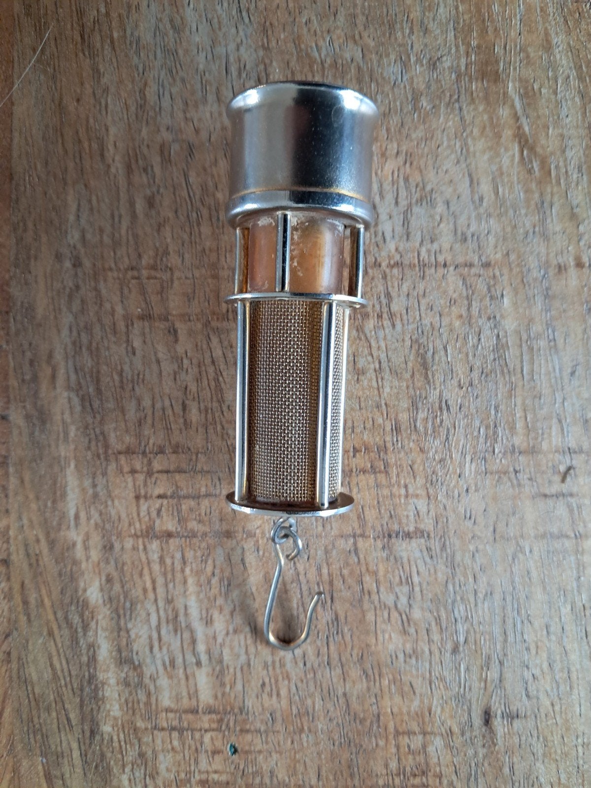 Miniatuur mijnlamp/olielampje messing, Ophalen