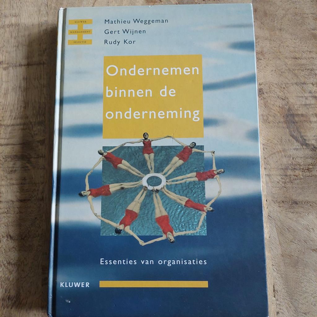 M. Weggeman - Ondernemen binnen de onderneming, M. Weggeman; R. Kor; G. Wijnen, Ophalen of Verzenden, Management, Zo goed als nieuw