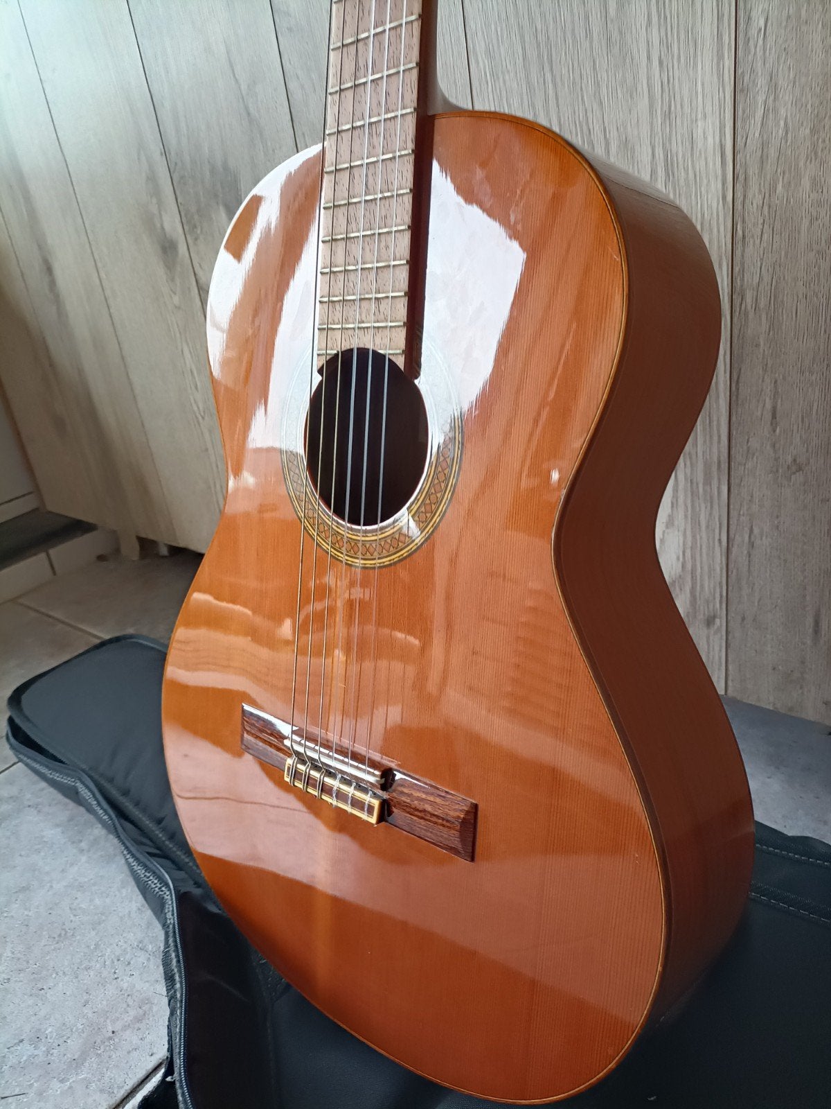 Alhambra 4C Klassieke Gitaar met Gigbag, Ophalen of Verzenden, Zo goed als nieuw, Klassieke of Spaanse gitaar, Met koffer