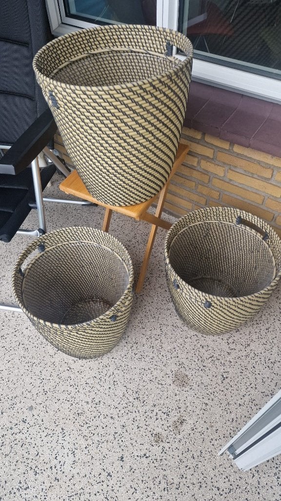 Ikea gekocht, groot model, binnenkant van plastic, Kunststof, Rond, Nieuw, Minder dan 40 cm