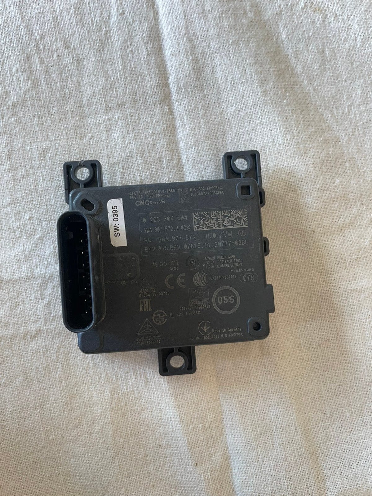 Volkswagen/Audi Bosch radar sensor ACC 5WA907572B, Ophalen of Verzenden, Nieuw, Audi