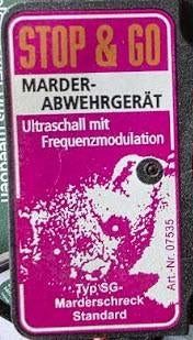 Marterverjager voor auto, Ophalen of Verzenden, Zo goed als nieuw