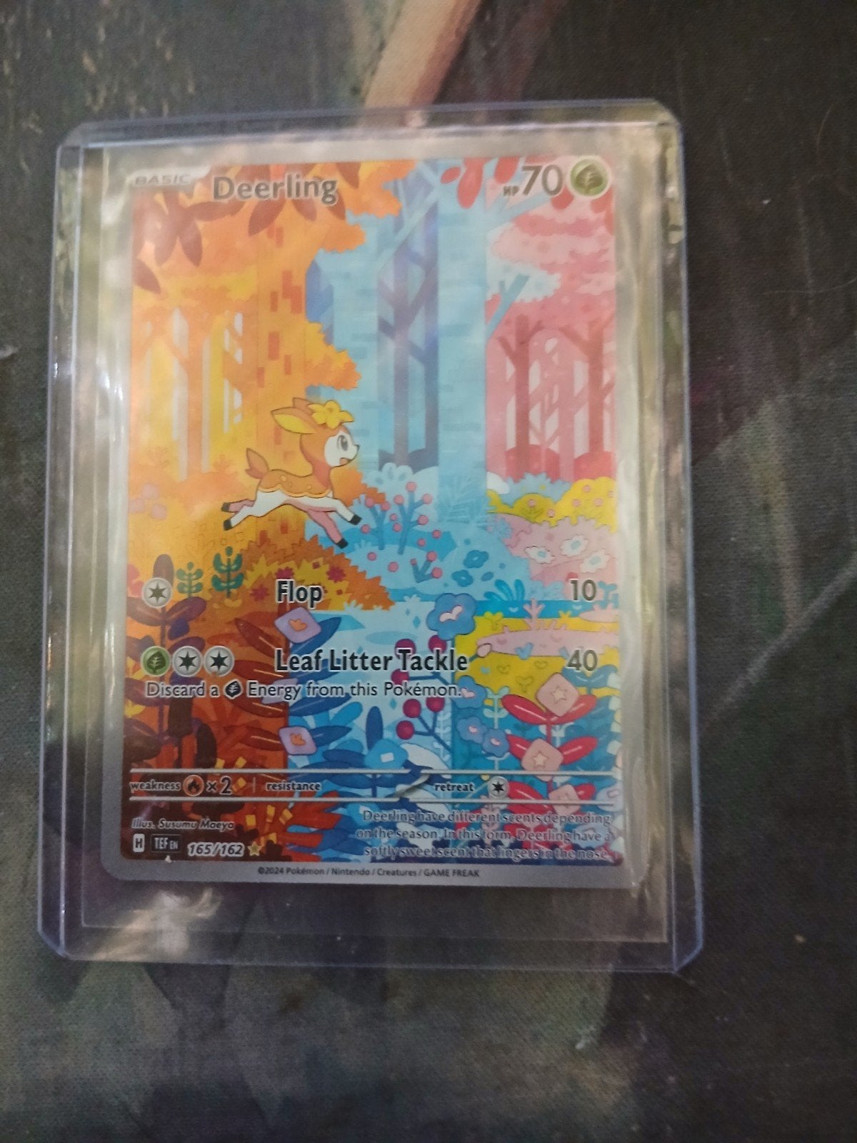 Deerling 165/162 HF Pokémon kaart - Zo goed als nieuw, Ophalen of Verzenden, Zo goed als nieuw, Losse kaart