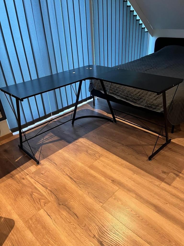 Gaming bureau, Ophalen of Verzenden, Eenpersoons, Zwart, Hout