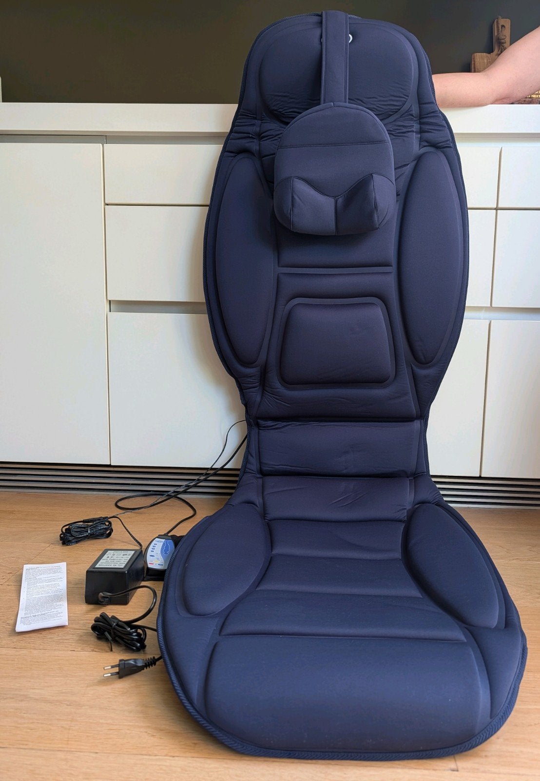 NIEUW Scholl Deluxe Massage Matras met Afstandsbediening, Sport en Fitness, Ophalen of Verzenden, Nieuw, Massagestoel of Kussen