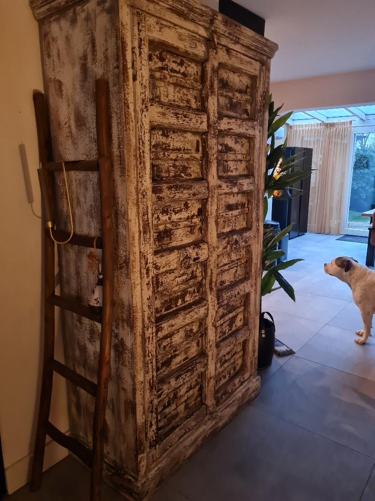Ibiza style kast, Ophalen, 100 tot 150 cm, Zo goed als nieuw, 25 tot 50 cm