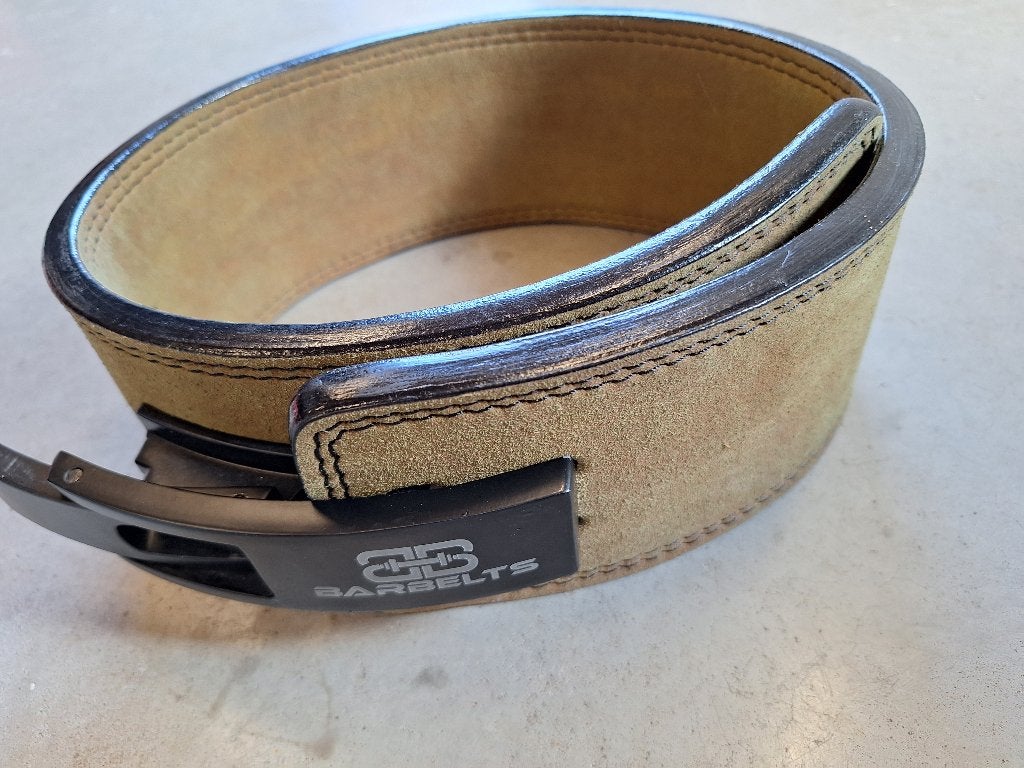 Barbelts lever belt, Sport en Fitness, Ophalen, Zo goed als nieuw, Buik, Halterriem
