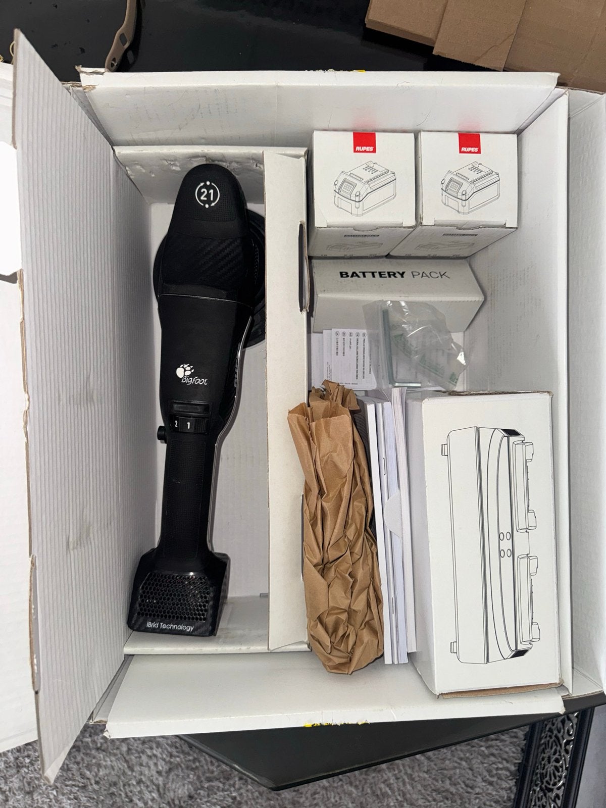 Rupes HLR21 KIT Excentrische Polijstmachine - Zo goed als ni, Doe-het-zelf en Verbouw, Ophalen of Verzenden, Nieuw, Minder dan 600 watt