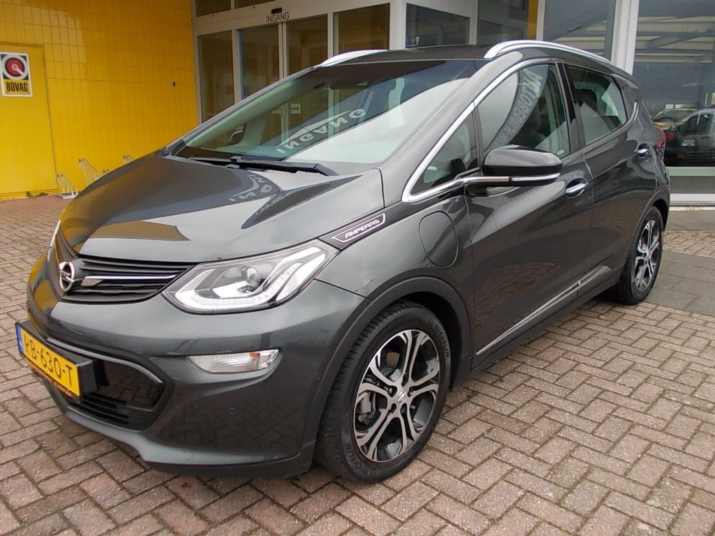 Opel Ampera-E NAVI, CR.CONTROL, LEER, STOELVERW., STUURVERW, Auto's, Parkeersensor, 204 pk, 555 min, Ampera-e