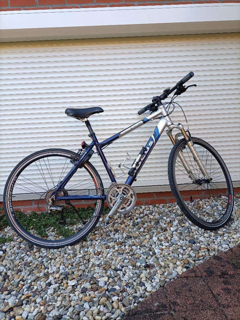 hybridefiets  dames M, Fietsen en Brommers, 28 inch, Velgrem, 47 tot 50 cm, Meer dan 20 versnellingen