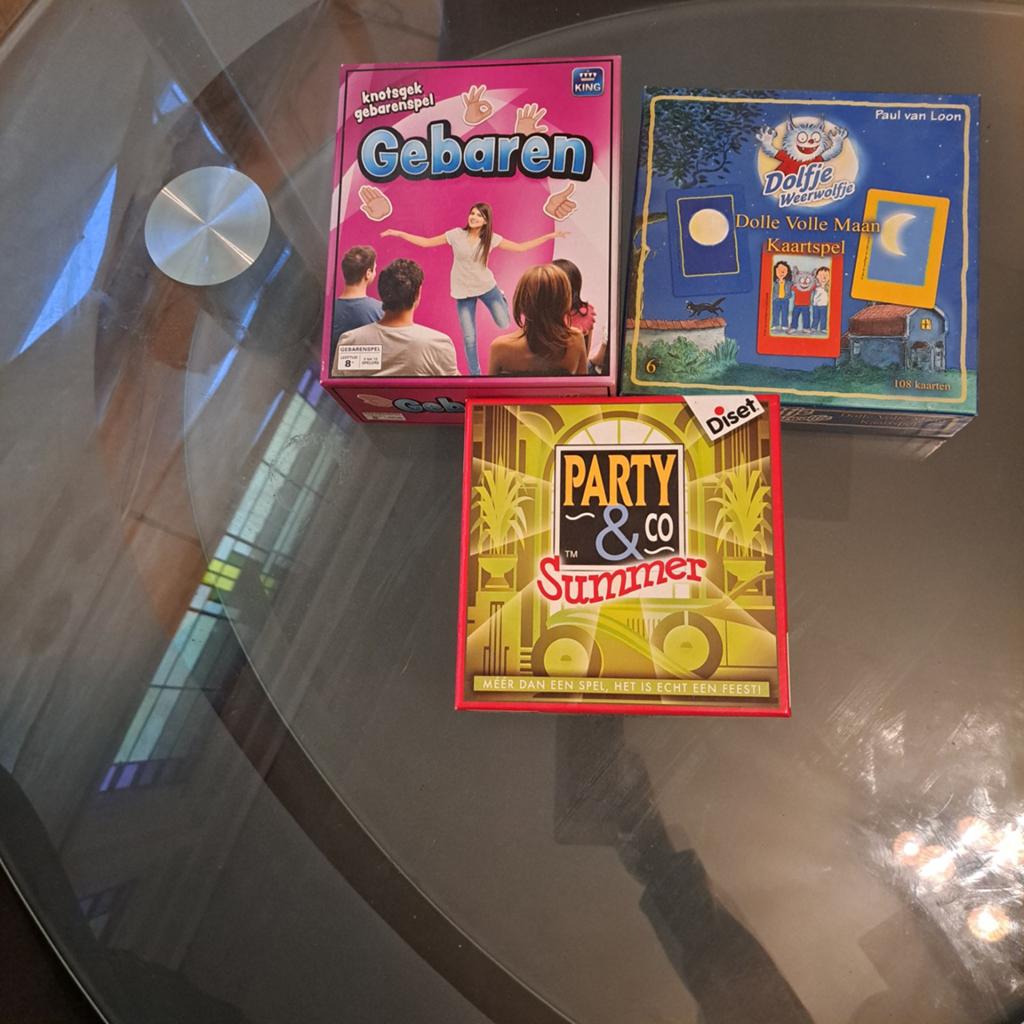 Bordspellen: Gebaren, Dolfje Weerwolfje & Party & Co, Vijf spelers of meer, Ophalen of Verzenden, Gebruikt, King, Paul van Loon, Diset