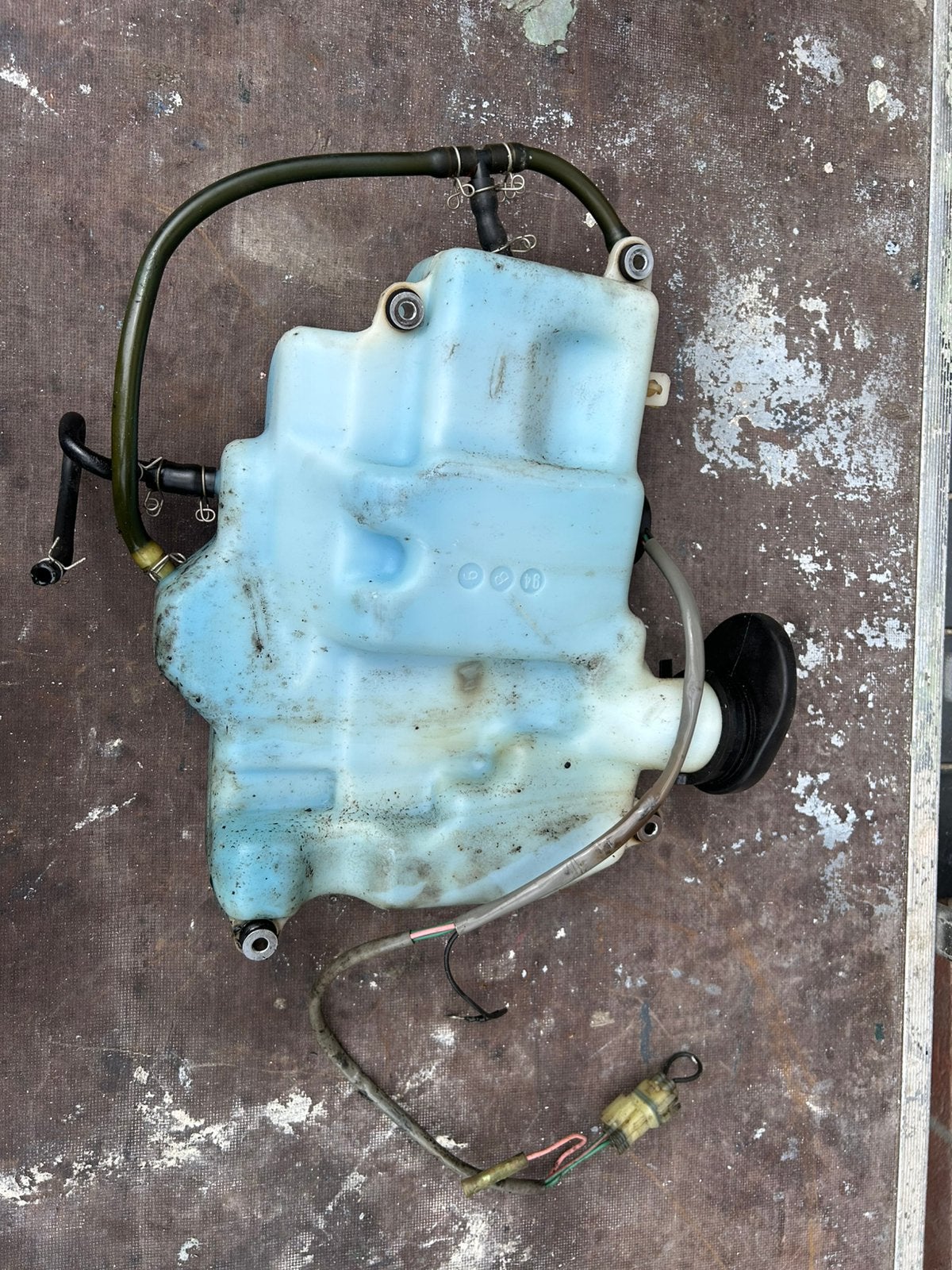 Olietankje Yamaha 50pk 2takt autolube, Ophalen of Verzenden, Motor en Techniek