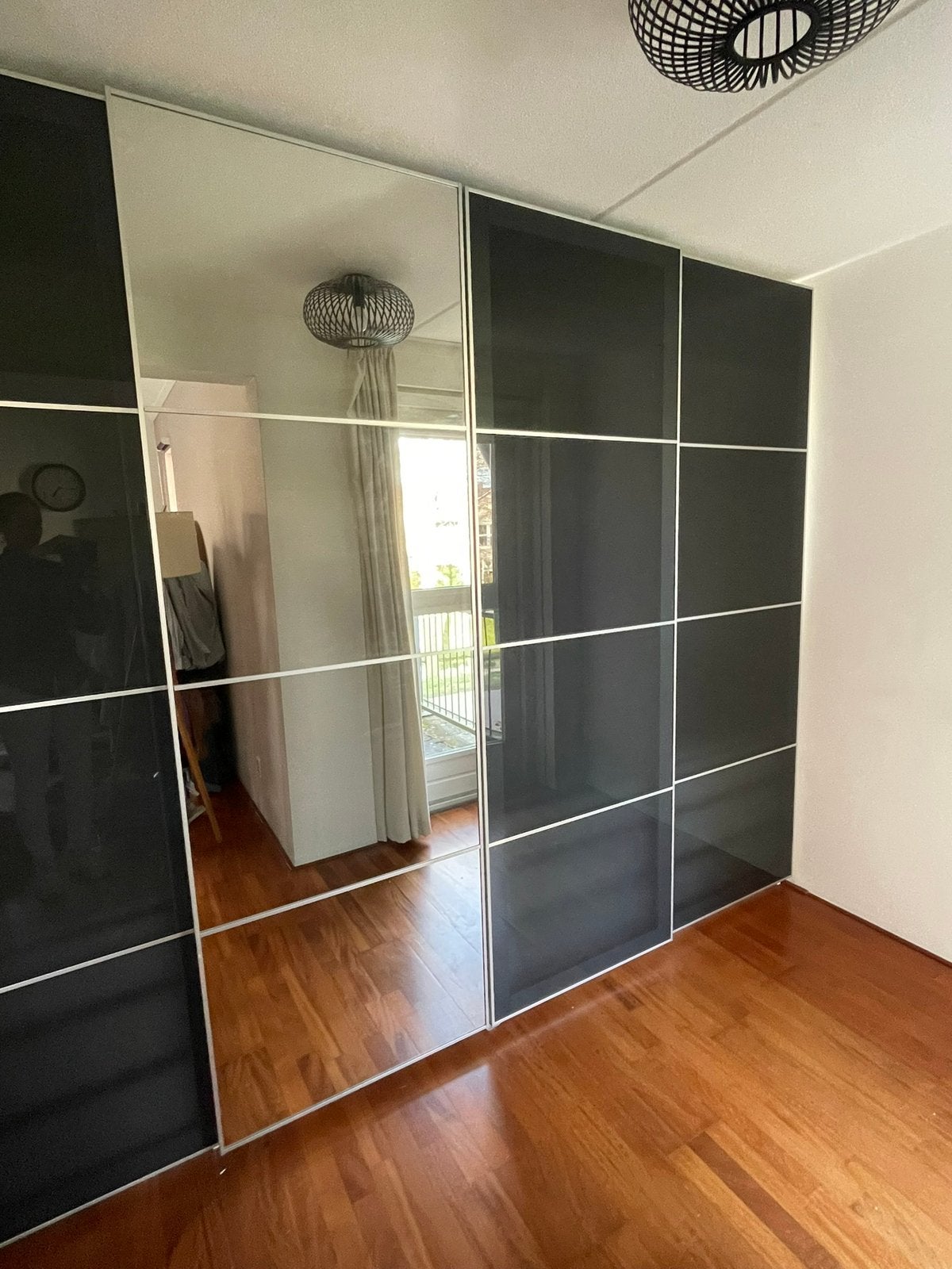 4 Schuifdeuren voor Pax kast (75 bij 2.37), Huis en Inrichting, Ophalen, Gebruikt, 50 tot 100 cm, 200 cm of meer