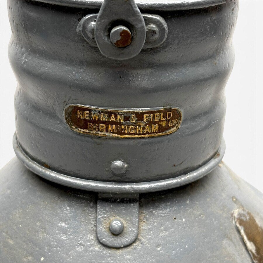 Blikken seinlamp, Newman & Field Birmingham, Antiek en Kunst, Ophalen of Verzenden