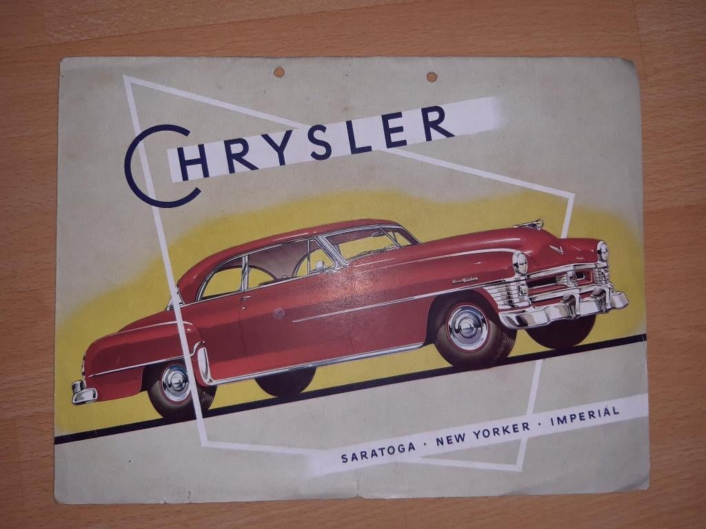 folder auto Chrysler, Verzenden, Zo goed als nieuw, Overige merken