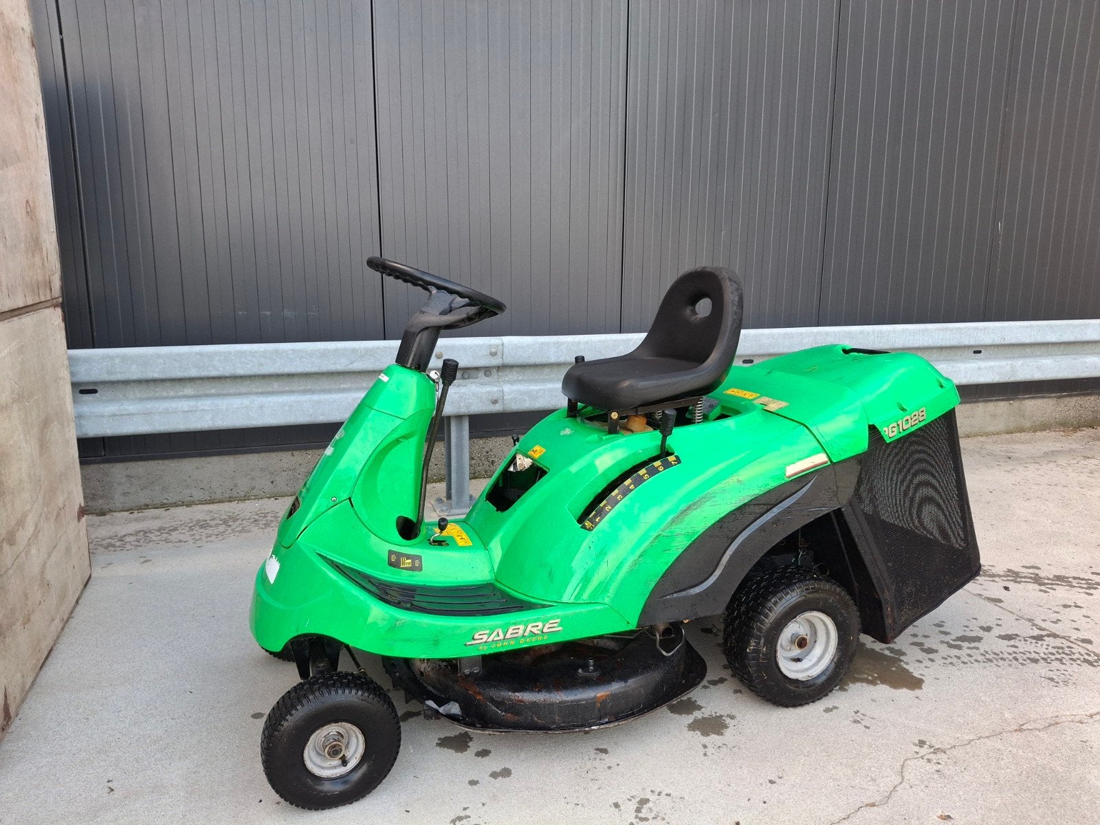 John deere sabre zitmaaier, Ophalen, Gebruikt