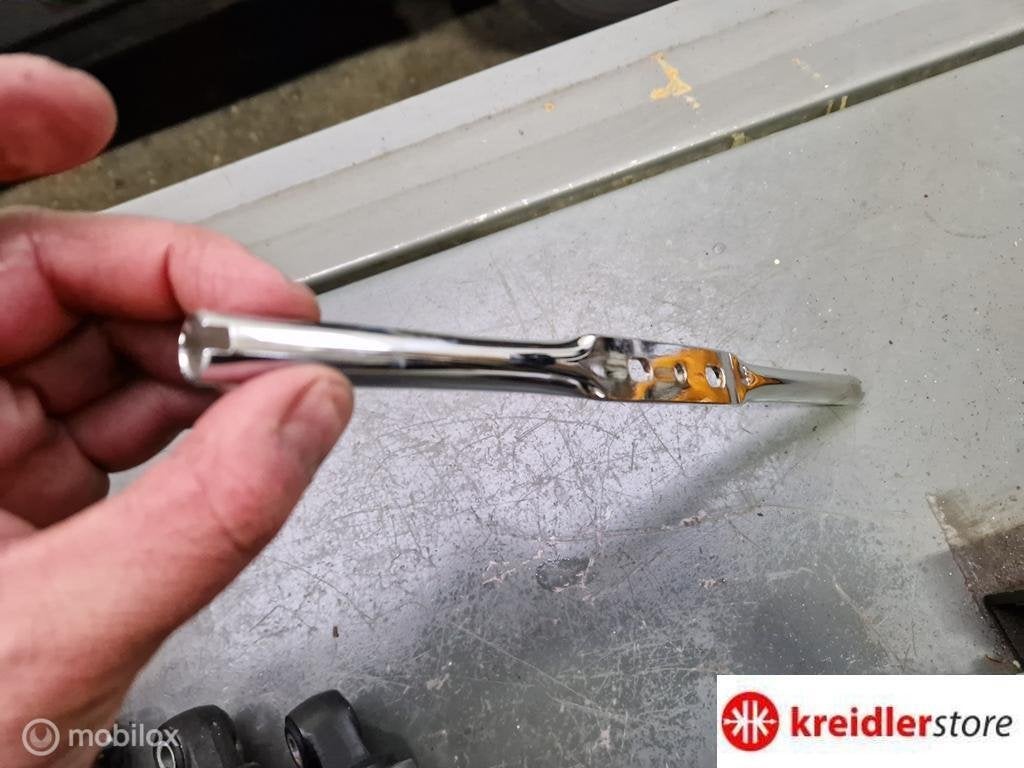 Kreidler richting aanwijzer beugel achter nieuw verchroomd, Gebruikt, Kreidler, Ophalen of Verzenden, Kreidler