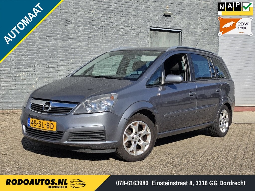 Opel Zafira 2.2 Enjoy 7-Pers Automaat Nw APK ✅, Auto's, Automaat, Verwarmde buitenspiegels, Gebruikt, 4 cilinders