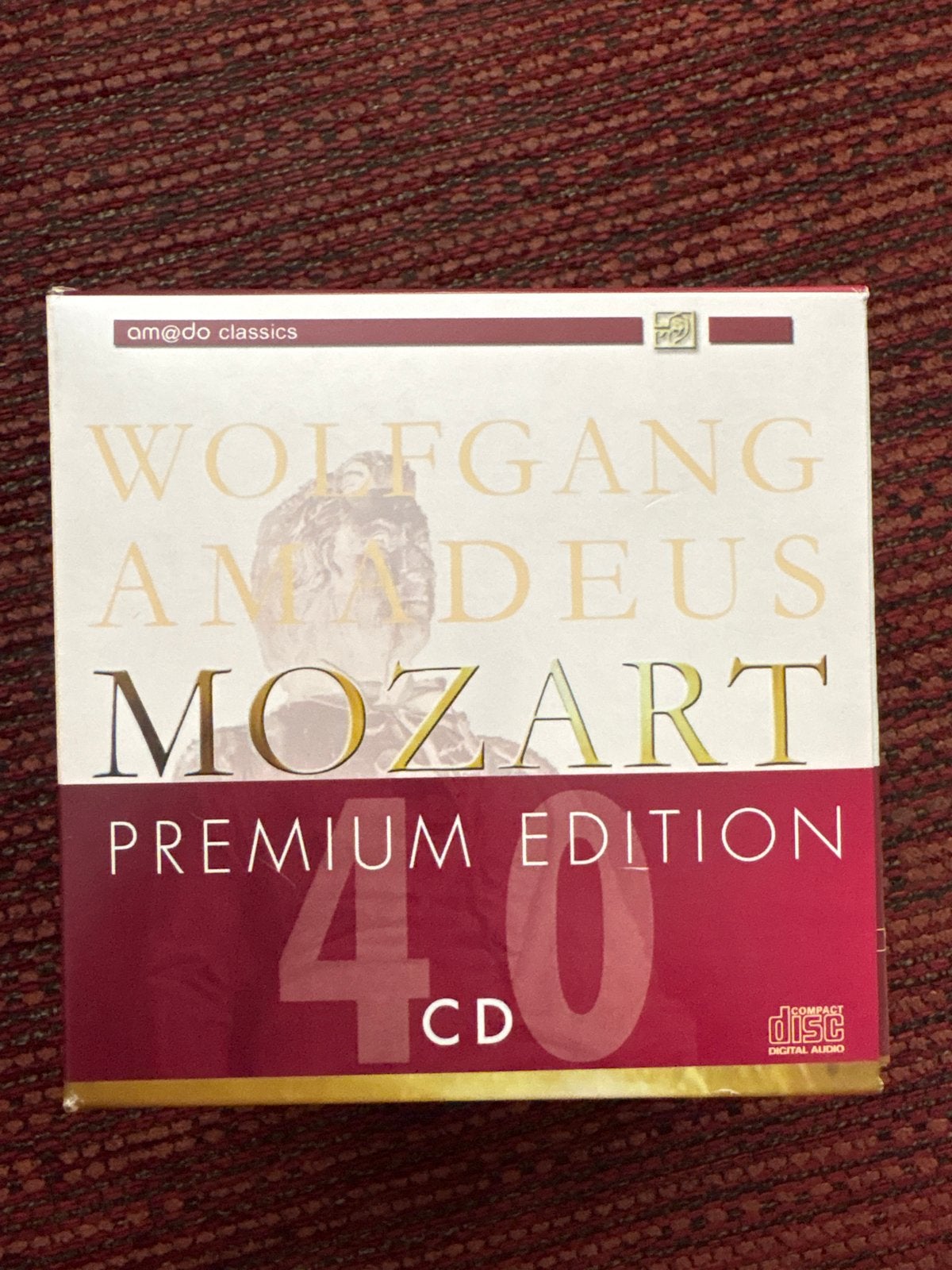 Wolfgang Amadeus Mozart Premium Edition 40 CD Boxset, Boxset, Ophalen of Verzenden, Classicisme, Nieuw in verpakking