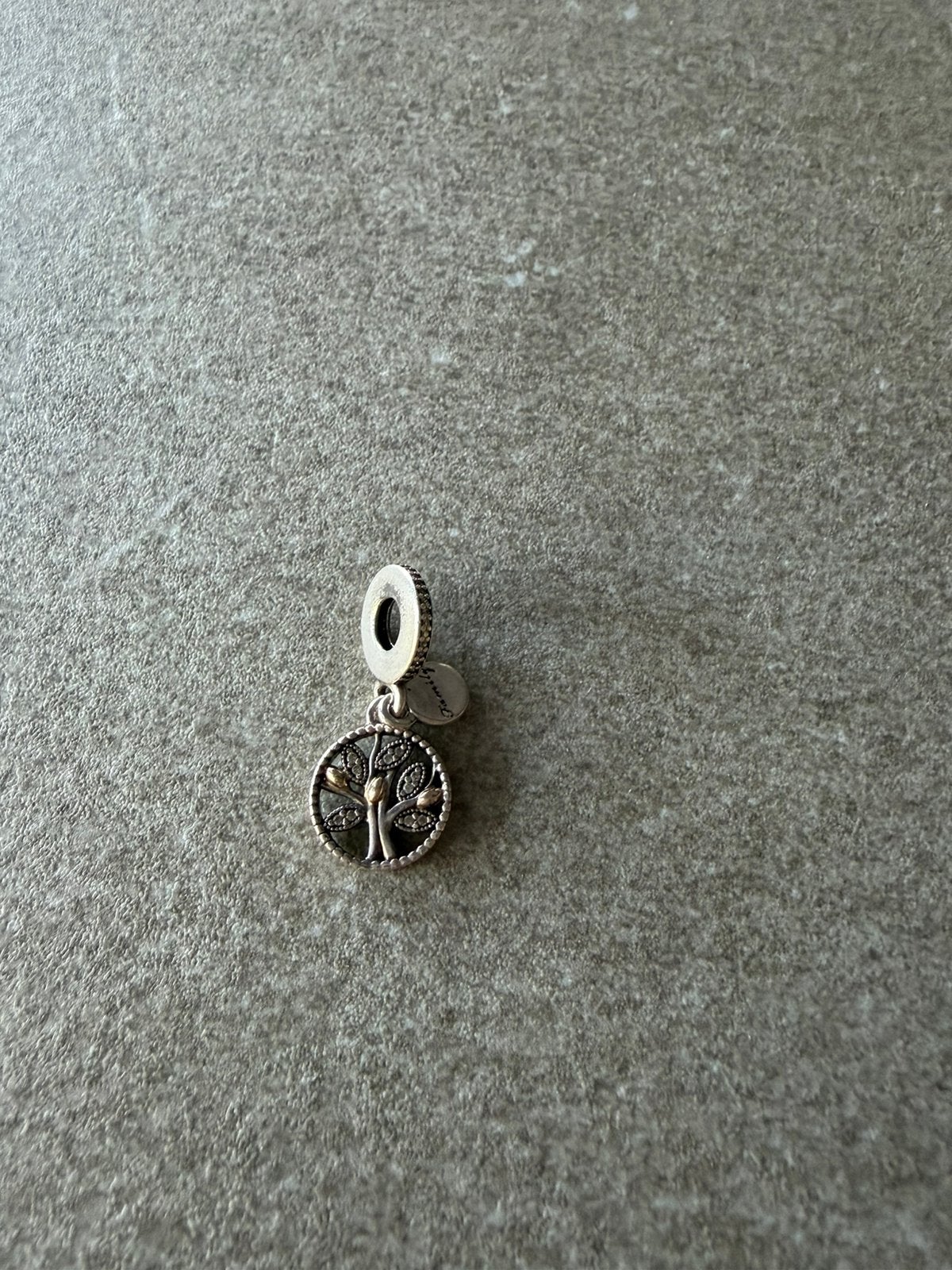 Pandora bedel, family tree, Ophalen of Verzenden, Zo goed als nieuw, Zilver, Pandora