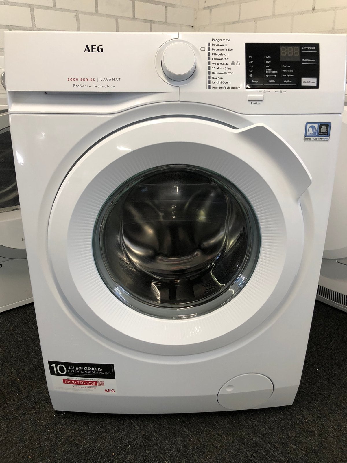AEG Lavamat 6000 Serie wasmachine A+++ 7kg MET GARANTIE, Ophalen, 6 tot 8 kg, Minder dan 85 cm, Kort programma