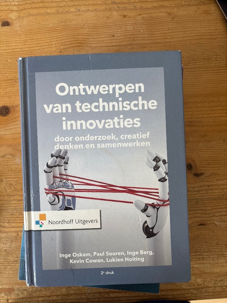 Ontwerpen van technische innovaties, Boeken, Ophalen of Verzenden, Beta, Zo goed als nieuw, HBO