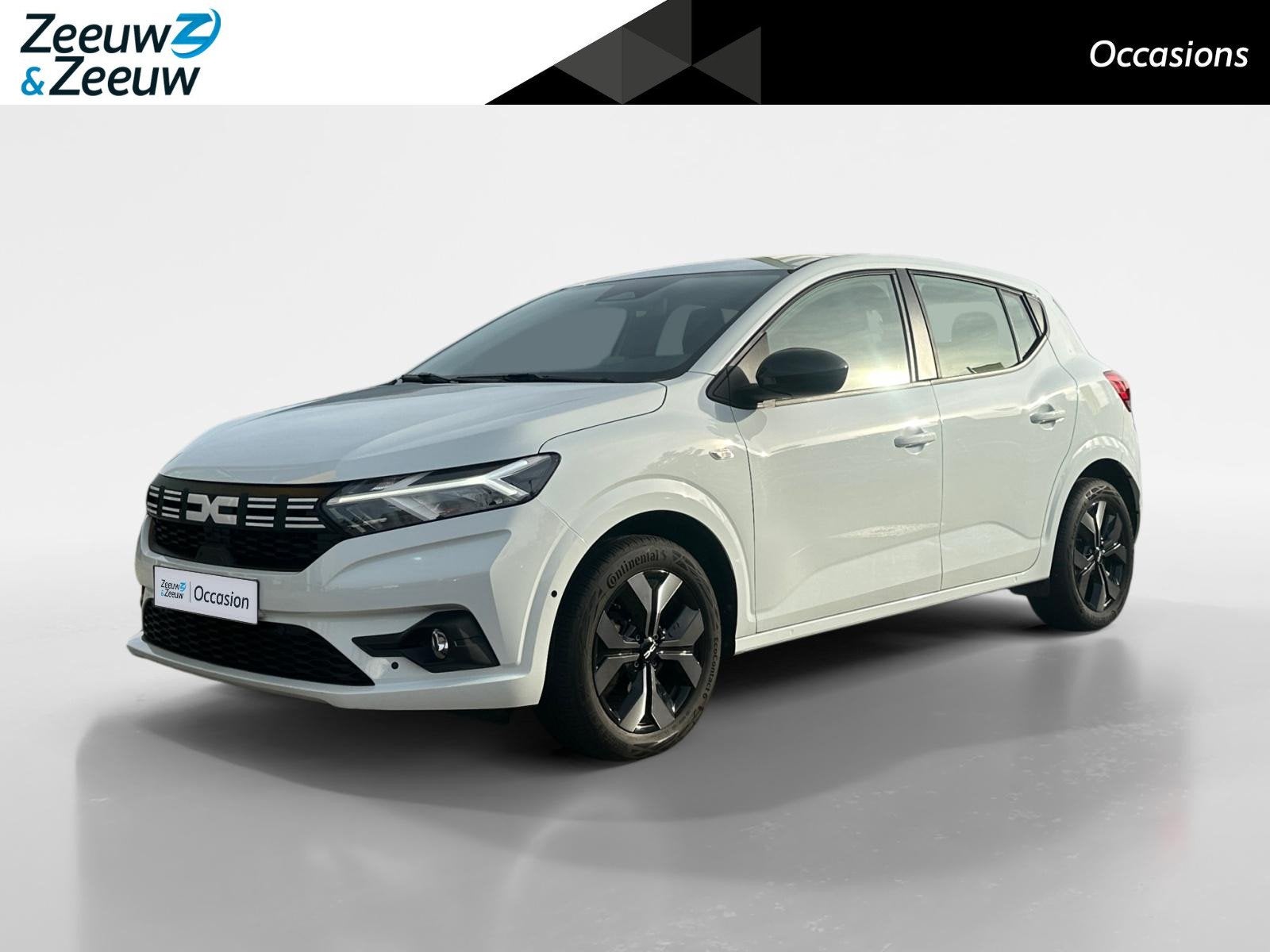 Dacia Sandero 90PK TCe Journey | Camera | Dode Hoek Detectie, Auto's, 12 maanden, Stof, Gebruikt, Wit