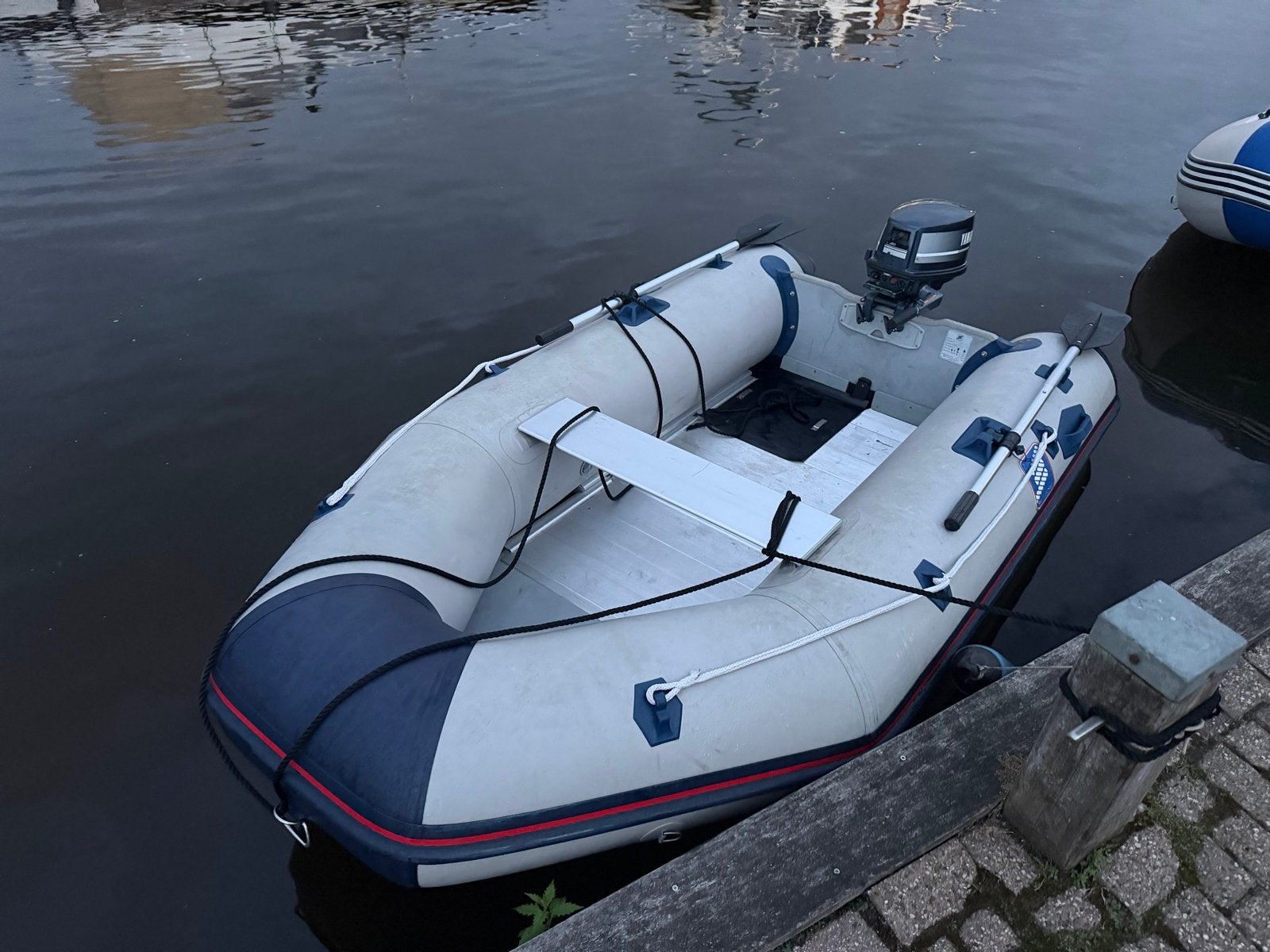 Yamaha rubberboot met 4 pk buitenboordmotor, Watersport en Boten, Ophalen, Aluminium, 2 m, 4 pk