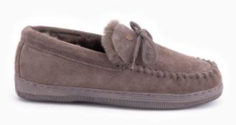 Warmbat Koala pantoffels bruin suede - Pebble - maat 40 - ni, Bruin, Nieuw, Ophalen of Verzenden, Pantoffels of Sloffen