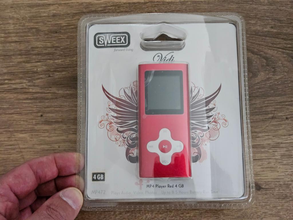 Sweex Vidi mp4 speler Nieuw, Ophalen of Verzenden, Nieuw, Overige merken, 2 tot 10 GB