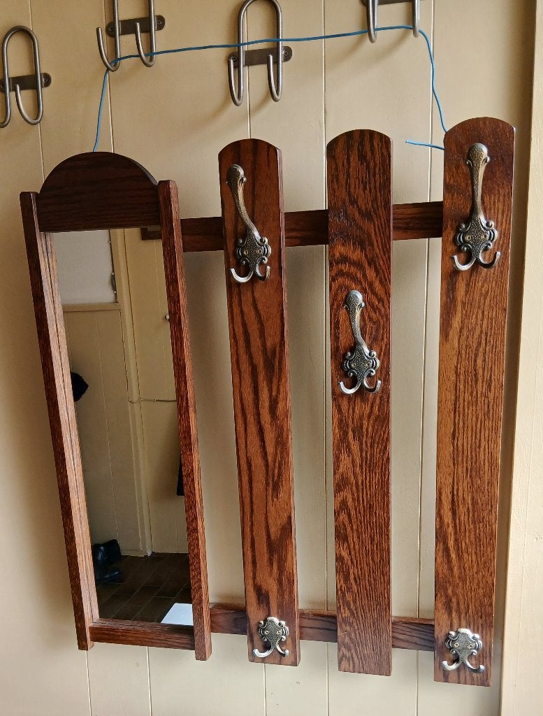 Vintage kapstok, Huis en Inrichting, Gebruikt, Minder dan 100 cm, Hout, Ophalen