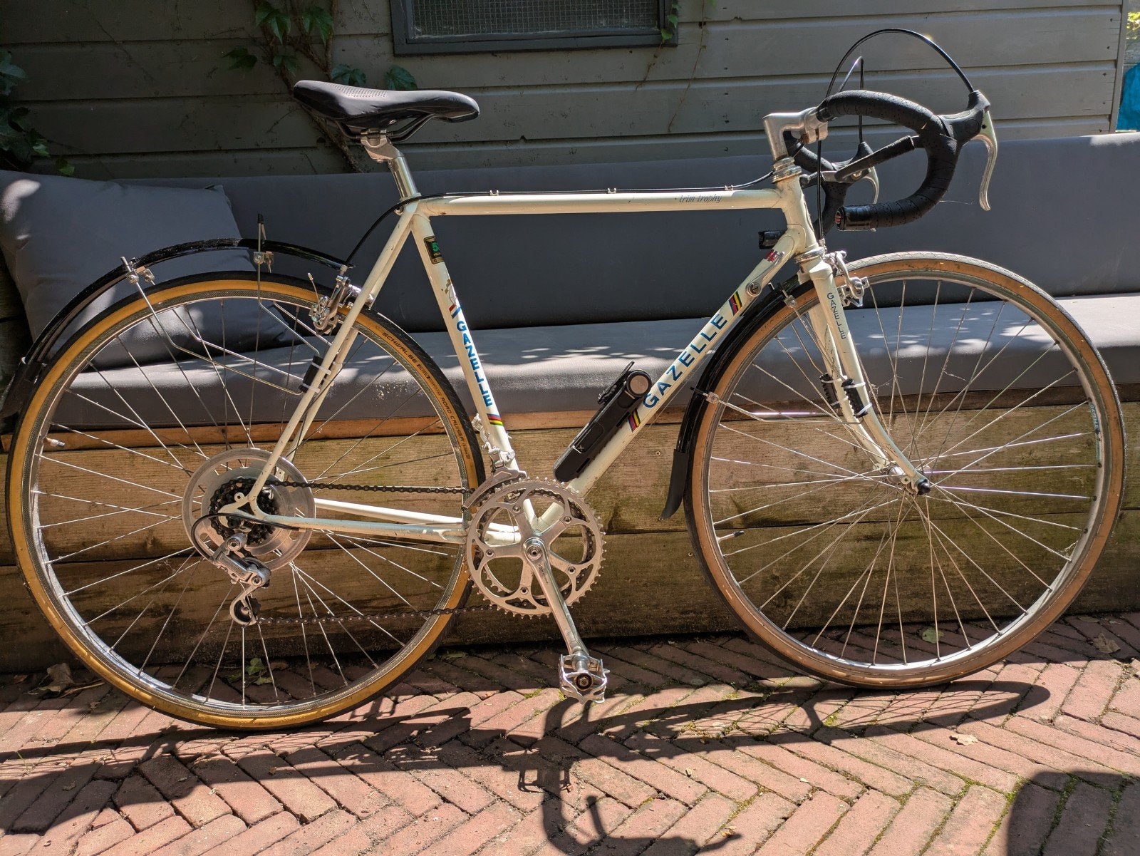 Vintage Gazelle racefiets - Reynolds 531 frame, Ophalen, 28 inch, Gebruikt, Gazelle