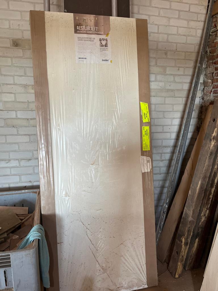 Nieuwe Svedex Opdekdeur - Binnendeur, Ophalen, 80 tot 100 cm, Binnendeur, Nieuw