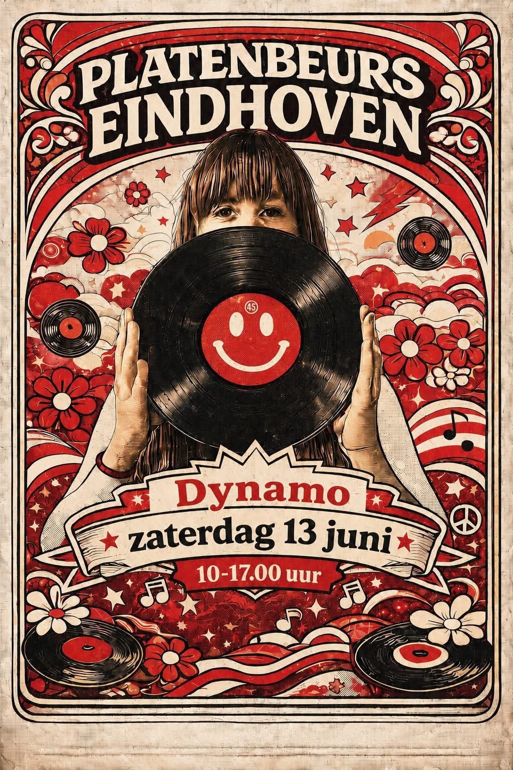 Platenbeurs Eindhoven Dynamo zaterdag 13 juni, Ophalen of Verzenden, Zo goed als nieuw, Overige formaten