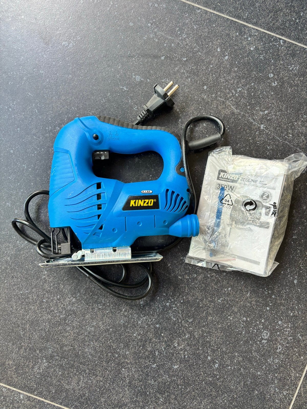 Kinzo Decoupeerzaag 350W - nieuw, Minder dan 30 mm, Decoupeerzaag, Ophalen of Verzenden, Zo goed als nieuw