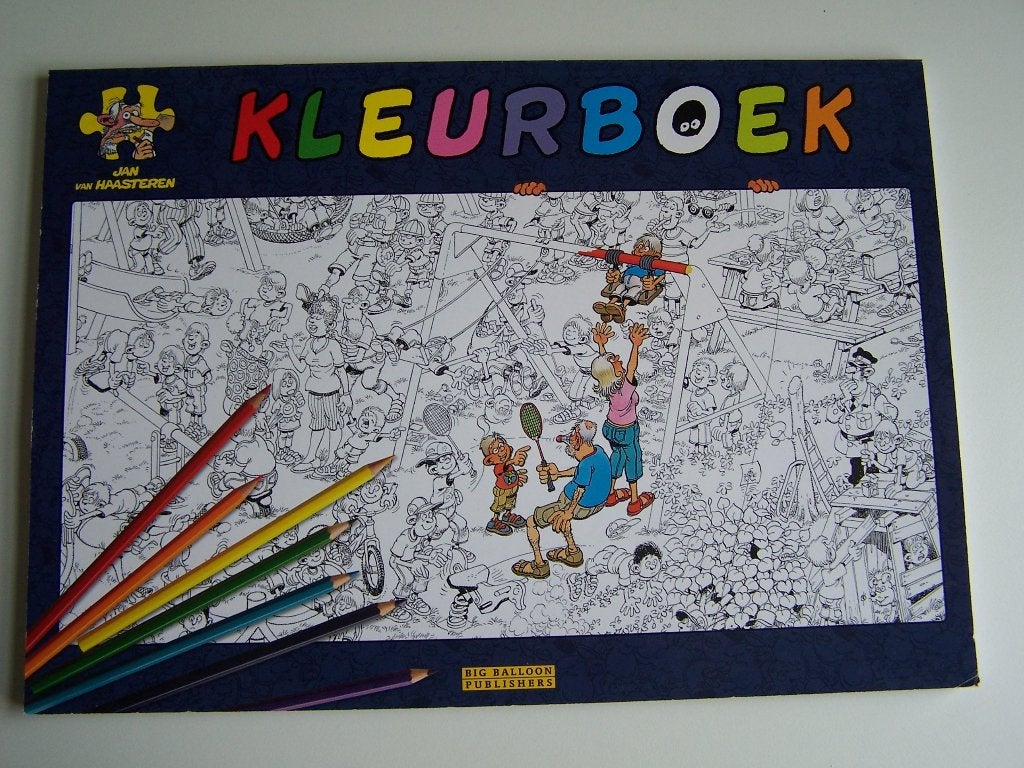 Jan van Haasteren kleurboek nieuw, Ophalen of Verzenden, Nieuw, Papier, Schets- of Tekenboek