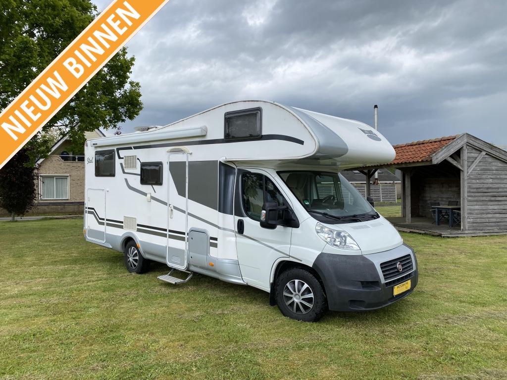 McLouis Steel 537 M700 Enkele bedden+Alkoof Dakairco 2e Eig, Caravans en Kamperen, Campers, Alkoof, Ringverwarming, Fiat, Bedrijf
